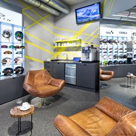 Bründl Sports lounge in the shop Ischgl Pardatschgratbahn