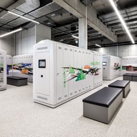  ski and skiboots lockers at Bründl Sports Spieljochbahn Talstation <br/>